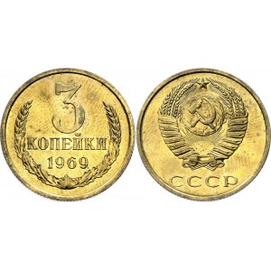 Russia - USSR 3 Kopeks 1969
