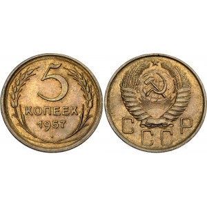Russia - USSR 5 Kopeks 1957