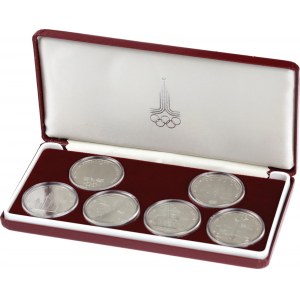 Russia - USSR Mint Set of 6 Coins 1980 Olympic Games Moscow