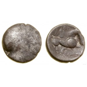 Combatants, kleinsilber Roseldorf II type coin, 1st century BC