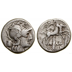Římská republika, denár, 134 př. n. l., Řím