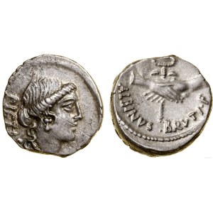 Římská republika, denár, 48 př. n. l., Řím