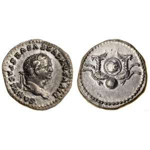 Römisches Reich, posthumer Denar, 80-81, Rom