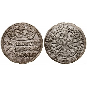 Poľsko, penny, 1529, Krakov