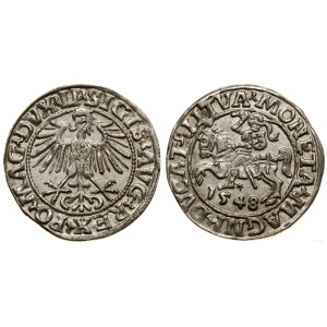 Polsko, litevský půlpenny, 1548, Vilnius