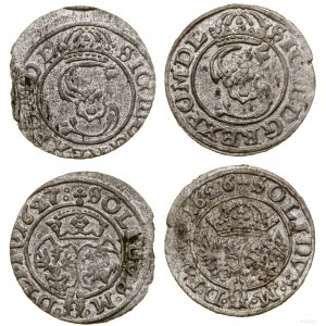 Poland, set of 2 x Lithuanian shilling, Vilnius