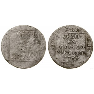Poland, silver penny, 1767, Warsaw