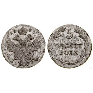 Polska, 5 groszy, 1826 IB, Warszawa
