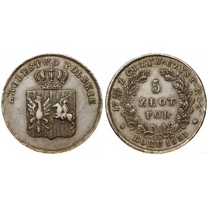 Poland, 5 zloty, 1831 KG, Warsaw
