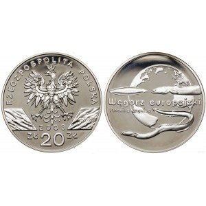 Poland, 20 zloty, 2003, Warsaw