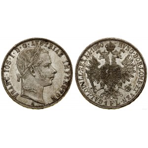 Rakousko, 1 florin, 1860, Vídeň