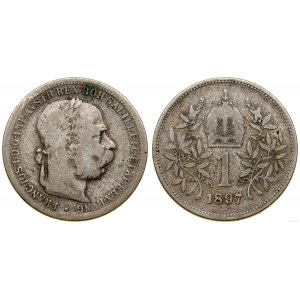 Austria, 1 korona, 1897, Wiedeń