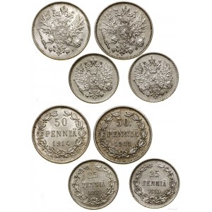 Finland, set of 4 coins, Helsinki