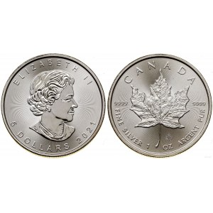 Kanada, 5 dolarů, 2021, Ottawa
