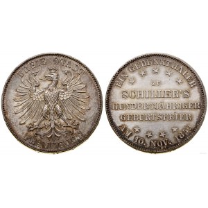 Niemcy, talar, 1859, Frankfurt