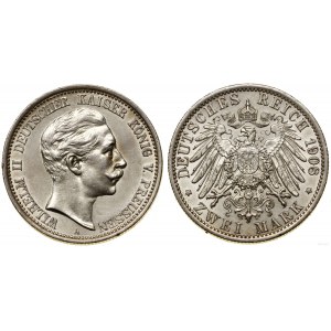 Nemecko, 2 marky, 1908 A, Berlín