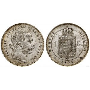 Hungary, 1 forint, 1879 KB, Kremnica