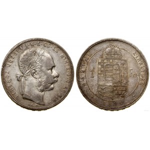 Węgry, 1 forint, 1880 KB, Kremnica