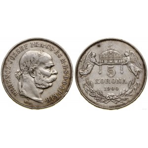 Hungary, 5 crowns, 1900 KB, Kremnica