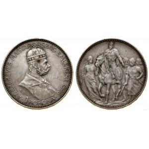Ungarn, 1 Krone, 1896, Kremnica