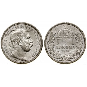 Hungary, 1 crown, 1913 KB, Kremnica