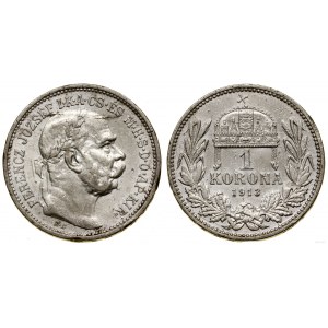 Węgry, 1 korona, 1913 KB, Kremnica