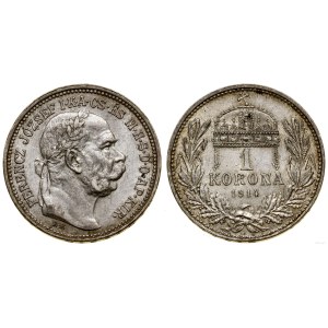 Maďarsko, 1 koruna, 1914 KB, Kremnica