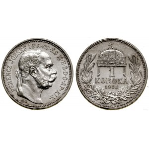 Węgry, 1 korona, 1915 KB, Kremnica