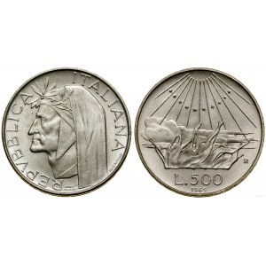 Włochy, 500 lirów, 1965, Rzym