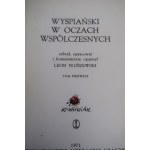 PŁOSZEWSKI LEON, Wyspiański w oczach współczesnych, tom 1-2, (handschriftliches Exlibris von Kazimierz Wiśniak), gesammelt, zusammengestellt und kommentiert von Leon Płoszewski.