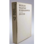 JABŁOŃSKI ZBIGNIEW, History of the theater. (handwritten ex libris by K. Wisniak)