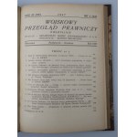 VOJENSKÝ PRÁVNY PREHĽAD (1947), ŠTVRŤROČNÍK. Vydáva Oddelenie justičných služieb M.O.N.