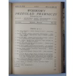 VOJENSKÝ PRÁVNY PREHĽAD (1947), ŠTVRŤROČNÍK. Vydáva Oddelenie justičných služieb M.O.N.