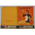 Ice cream for home use from Dr. OETKER's products, an advertising brochure from the interwar period.