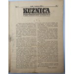 KUŹNICA Sozio-literarische Zeitschrift Nr. 1, Łódź 1945