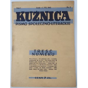 KUŹNICA Socio-literary magazine No. 2, Łódź 1945