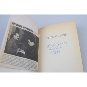 GRYNBERG HENRYK, Legacy (autographed by the author)