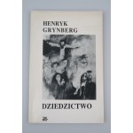 GRYNBERG HENRYK, Legacy (autographed by the author)
