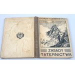 KLEMENSIEWICZ ZYGMUNT Principles of mountaineering 1913. (First Polish mountaineering manual).