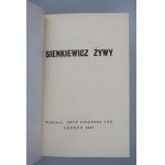 SIENKIEWICZ ŻYWY praca zbiorowa (Londyn 1967)