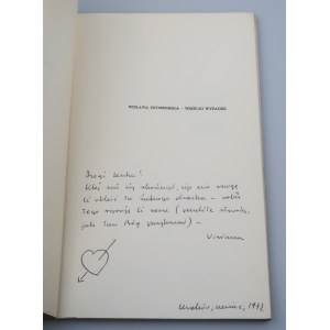 SZYMBORSKA WISŁAWA Wszelki wypadek (dedykacja Autorki 1972)