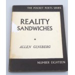 GINSBERG ALLEN Reality Sanwiches (dedykacja i rysunek Autora) 1969