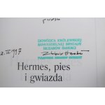 HERBERT ZBIGNIEW Hermes, der Hund und der Stern (Widmung des Autors und Siegel des Kommandanten der königlichen Todesbrigade HUZARS....