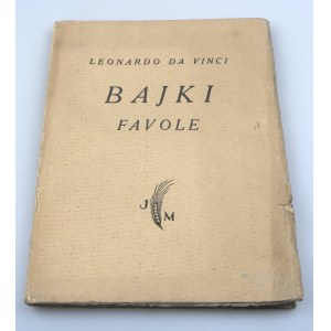 LEONARDO DA VINCI Bajki (Favole, 1928), OSIEM PLANSZ RYSUNKÓW.