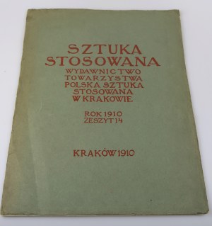 APPLIED ART Year 1910 Notebook 14 (Frycz, Sichulski)