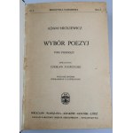 MICKIEWICZ ADAM Wybór poezyj T1-2