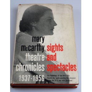 McCARTHY MARY Památky divadlo a kroniky brýle 1937-1956 (autograf autorky)