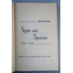 McCARTHY MARY Sights Theater und Chronik Brillen 1937-1956 (Autogramm des Autors)