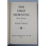 VIERECK PETER The First Morning (autograf Autora)