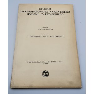 PŁONKA ZBIGNIEW Studium zagospodarowania narciarskiego regionu tatrzańskiego (1964) 70 kopií.